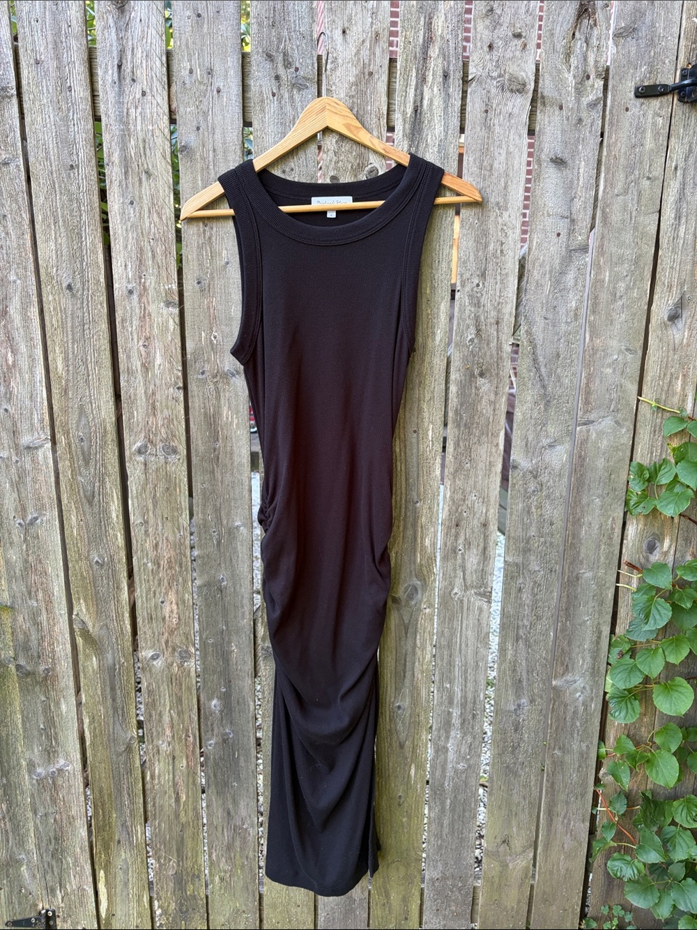Michael Stars Black Sleeveless Midi Dress
